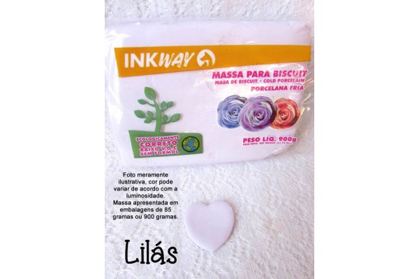 MASSA PARA BISCUIT 85G INKWAY LILAS