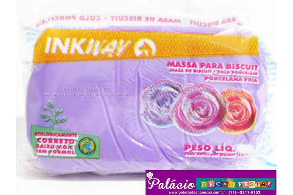 MASSA PARA BISCUIT 85G INKWAY AMETISTA MASSA PARA BISCUIT 85G INKWAY AMETISTA