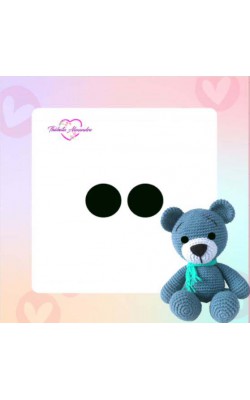 OLHOS RESINADOS THABATA  C/ RECORTE BIG G 15 PARES