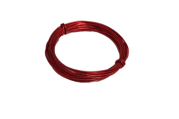 ARAME METALIZADO 1.5MM COM 5 METROS VERMELHO