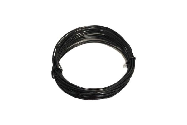 ARAME METALIZADO 1.5MM COM 5 METROS PRETO