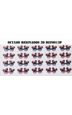 OCULOS RESINADOS PARA APLIQUES STYLIER 3D 20 PECAS