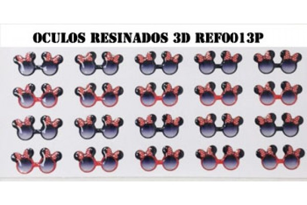 OCULOS RESINADOS PARA APLIQUES STYLIER 3D 20 PECAS