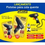 PISTOLA PARA COLA QUENTE GRANDE GATTE 40W 127/220VOLTS