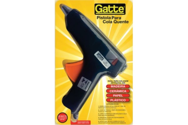 PISTOLA PARA COLA QUENTE GRANDE GATTE 40W 127/220VOLTS