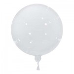 BALAO BOBO BALL TRANSPARENTE 10.4 26CM MAKE MAIS