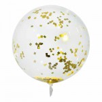 BALAO BOBO BALL TRANSPARENTE 10.4 26CM MAKE MAIS