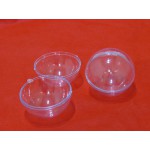 BOLA ACRILICA TRANSPARENTE 65MM COM 5 PC