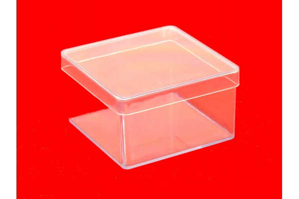 CAIXA ACRILICA TRANSPARENTE 5X5X5 COM 10 PC