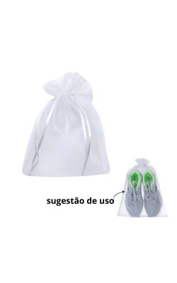 SACO DE ORGANZA 30X40CM COM 5 PECAS 