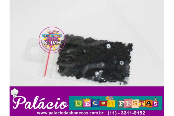 CHARMS PARA SLIME PAETE PRETO