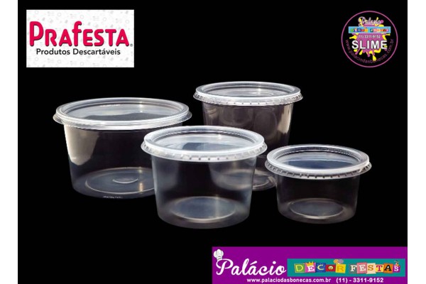 POTE PLASTICO PRAFESTA 500ML 01 UNIDADE