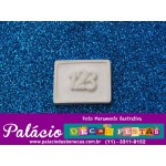 APLIQUE DE RESINA PLAQUINHA ABC E 123 COM 2 UNIDADES