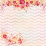 PAPEL PARA SCRAPBOOK SWEET CHEVRON ARTE FACIL 